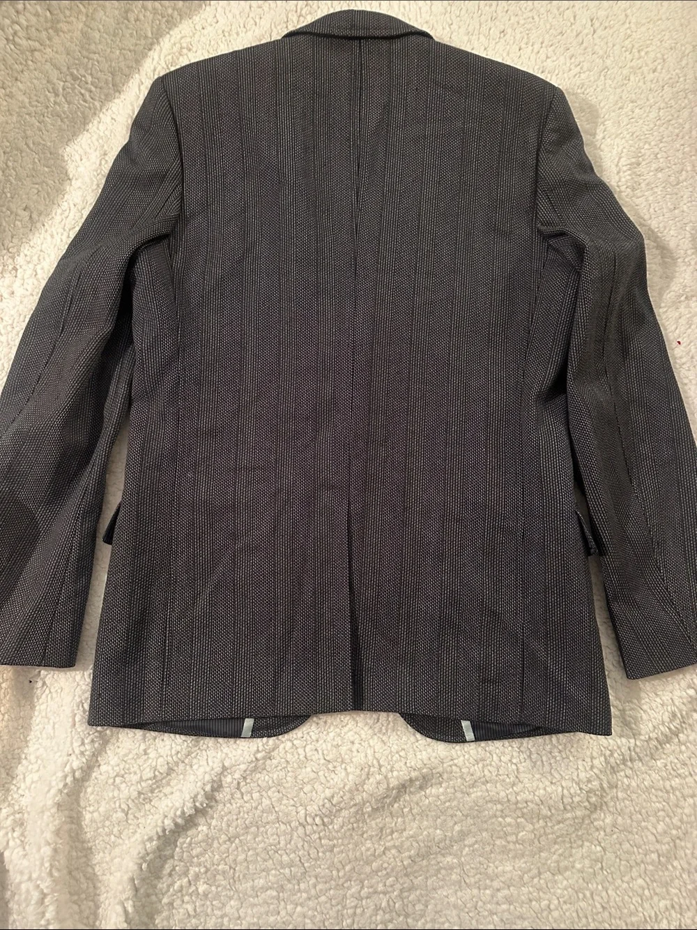 HUGO Men’s Gray Pinstripe Sport Coat